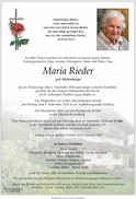 Maria  Rieder